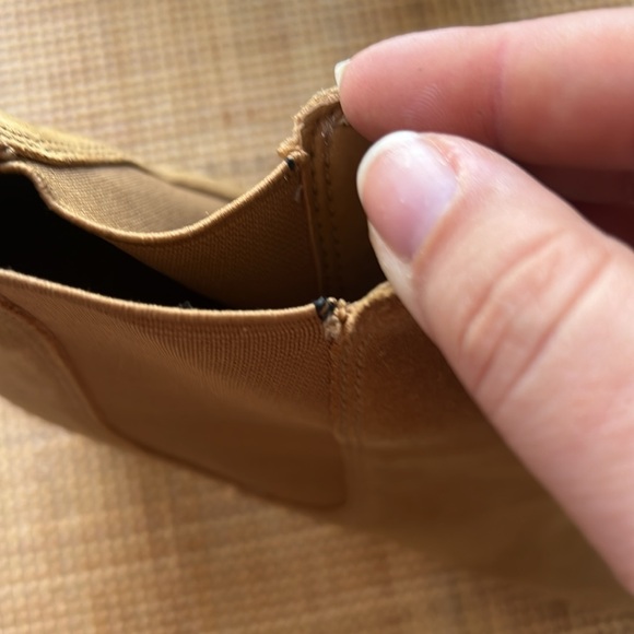 Tory Burch Lug Sole Suede Booties - Picture 6 of 7